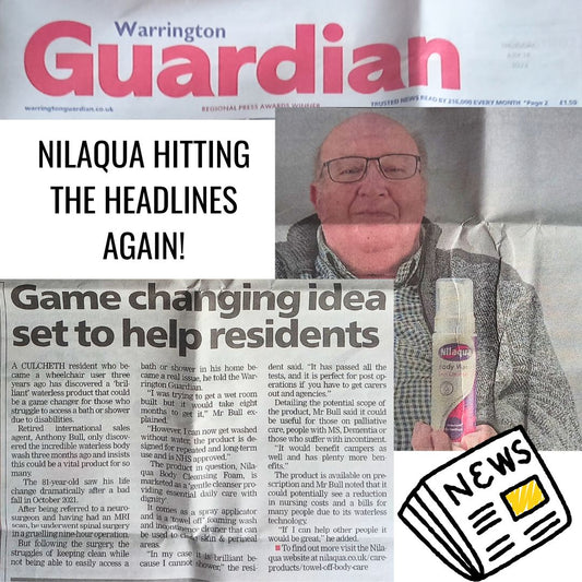 Nilaqua Featured in The Warrington Guardian