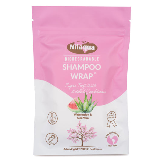 NEW Nilaqua Biodegradable Shampoo & Conditioner - Rinse-free hair care with dignity and sustainability at its core