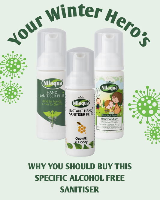 Your Winter Hero - Stay Protected This Flu Season with Nilaqua Alcohol-Free Sanitiser