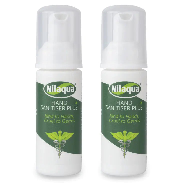 Nilaqua Alcohol Free Sanitiser 50ml (2pk)