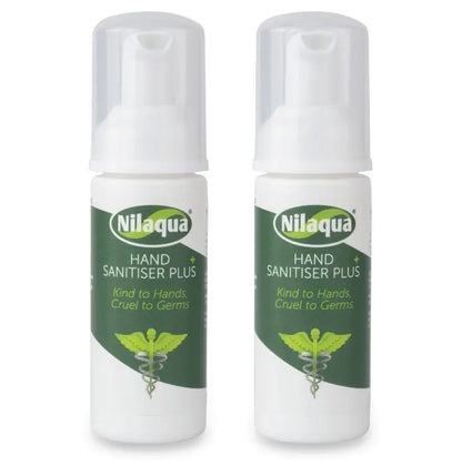 Nilaqua Alcohol Free Sanitiser 50ml (2pk)