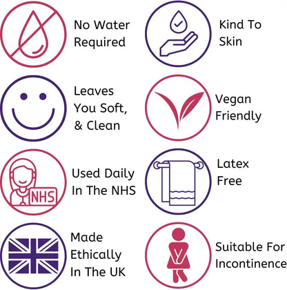 Nilaqua Biodegradable Patient Cleansing Wipes 100pk (Canister)