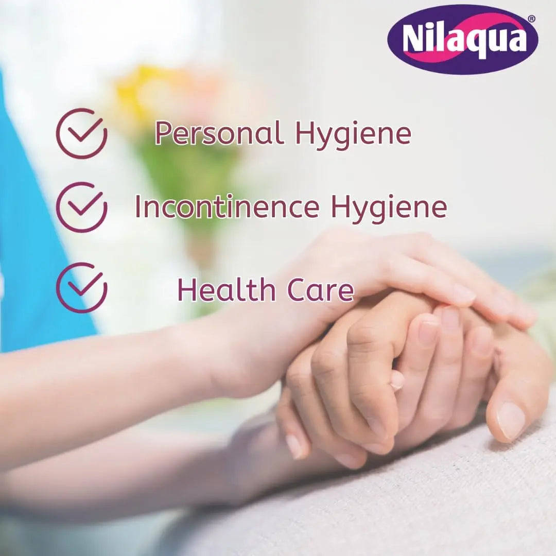 Nilaqua Biodegradable Patient Cleansing Wipes 100pk (Canister)