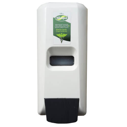 Nilaqua Sanitiser Dispenser & Eco Refillable Cartridge