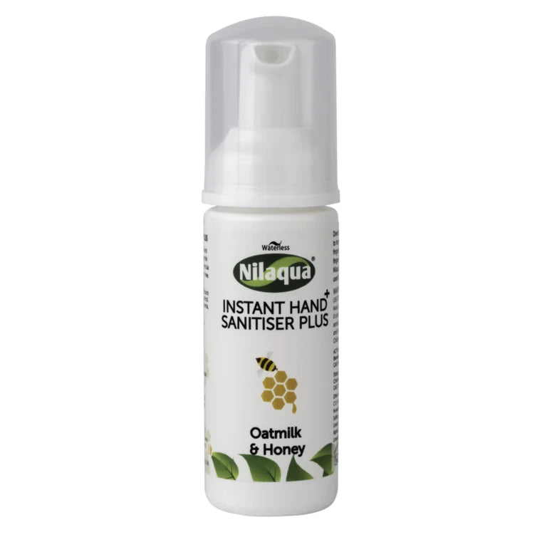Nilaqua Oatmilk & Honey Alcohol Free Hand Sanitiser 50ml