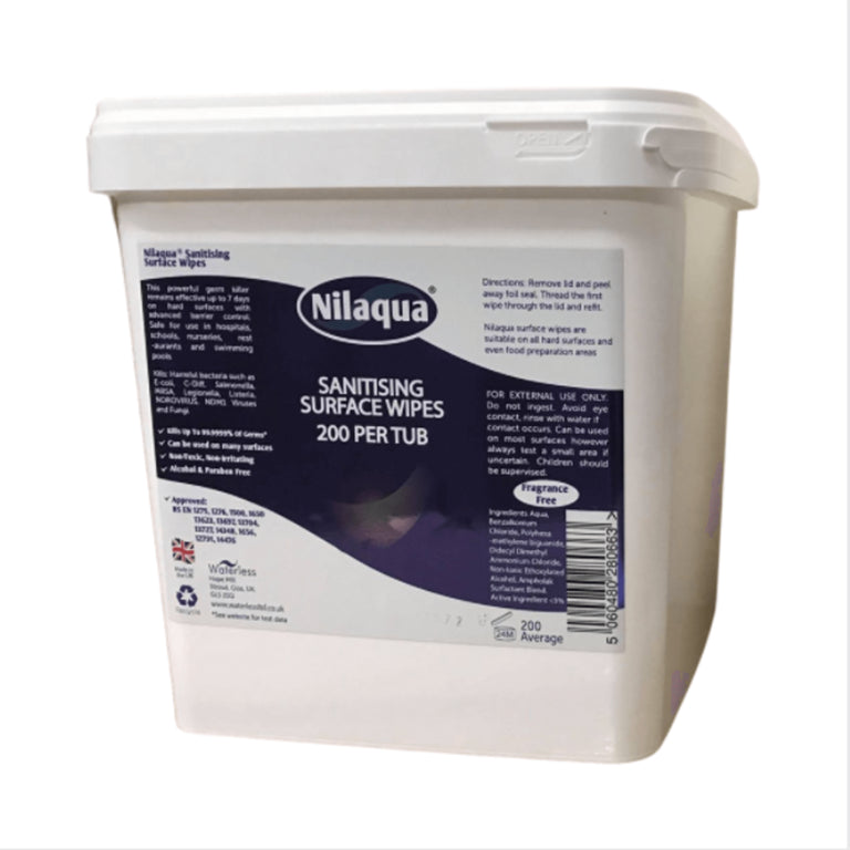 Case of 6 - JUMBO Microfibre, Virucidal Wipes 200pk