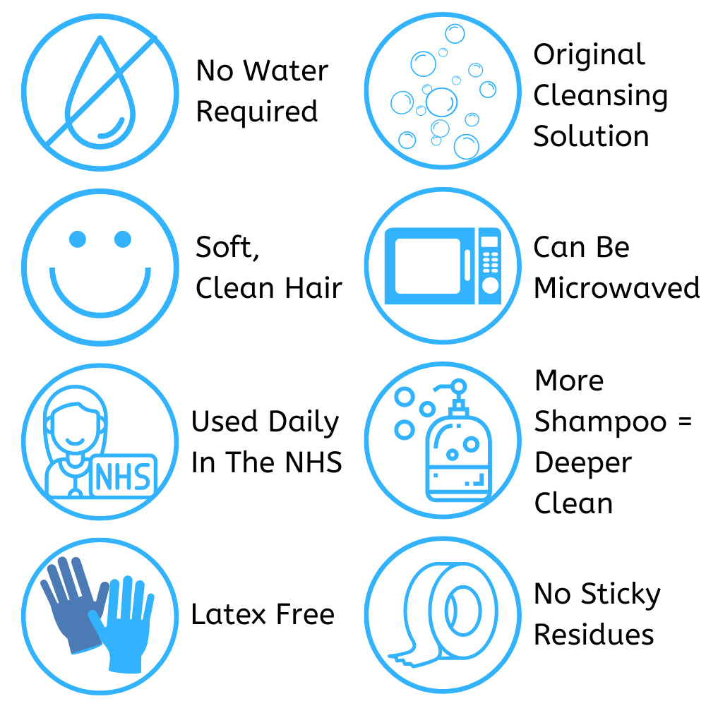 Rinse Free Shampoo Cap (5 Pack)